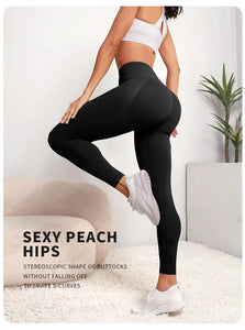 Women Seamless Hip Lifting Leggings