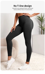 Women Seamless Hip Lifting Leggings