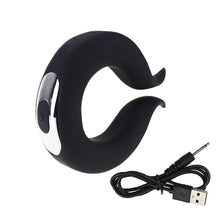 Load image into Gallery viewer, Adjustable Size Penis Vibrator Ring